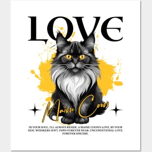 Maine Coon Posters and Art